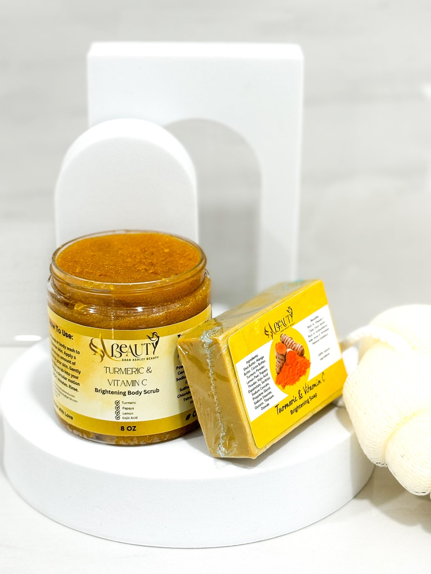 Brightening Bundle (Turmeric Soap & Body Scrub)